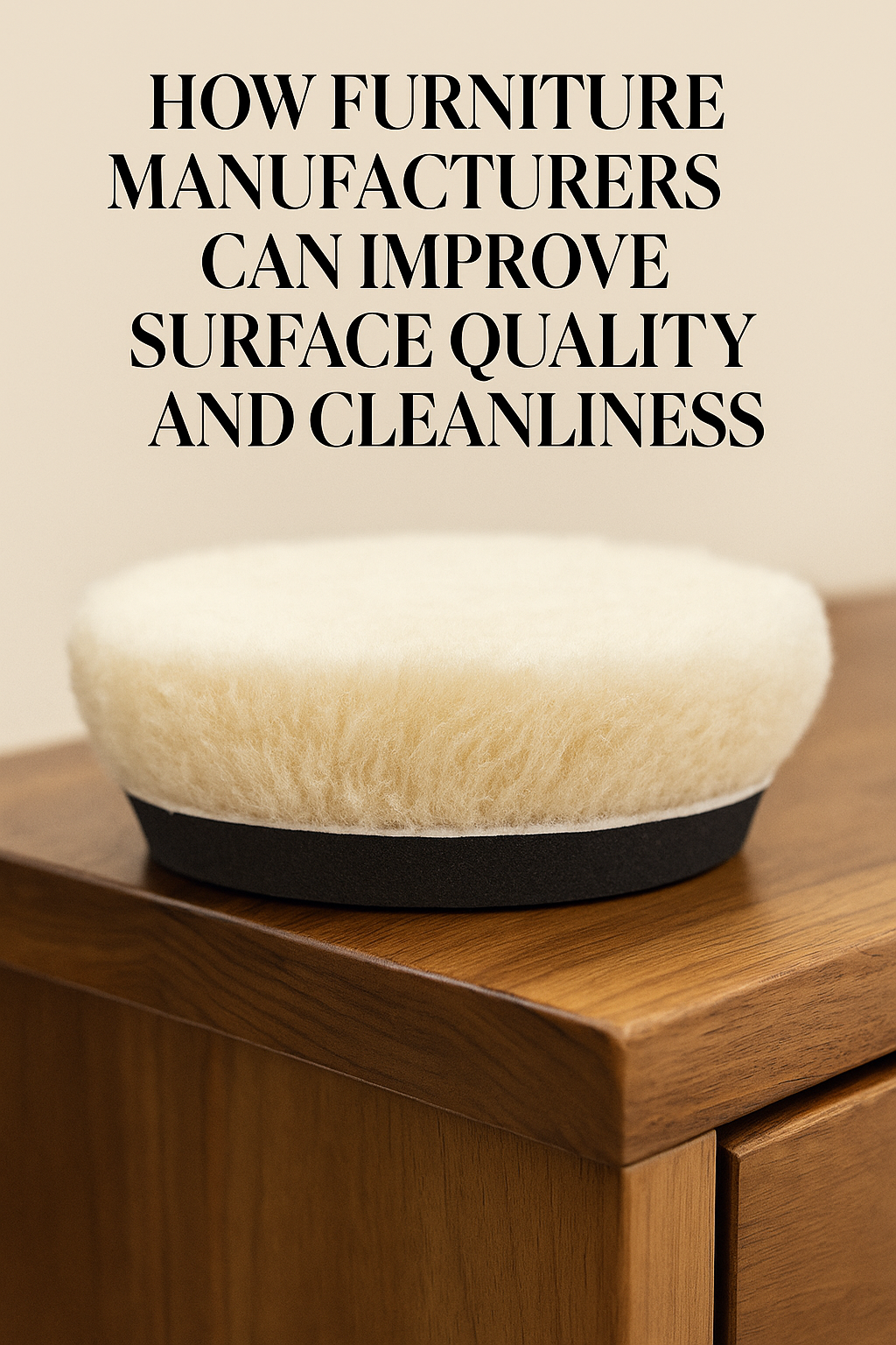 Polishing Solutions for Furniture Manufacturers – Improve Surface Quality with Natural Wool Pads