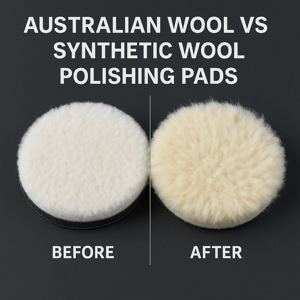 Australian Wool Polishing Pads vs Synthetic: Why Natural Wool Wins in Detailing